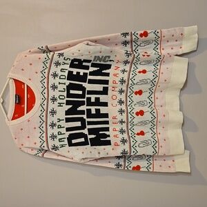 The Office Dunder Mifflin Paper Company Ugly Christmas Sweater Mens Size XL